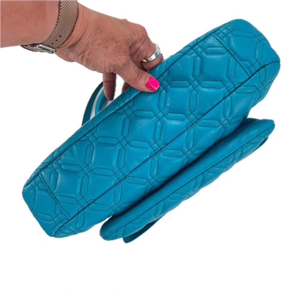 Kate Spade New York Astor Court Lila Quilted Shoulder Bag Deep Turquoise